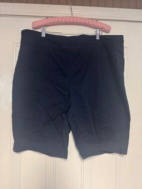 croft & barrow Navy High-Waist Bike Shorts